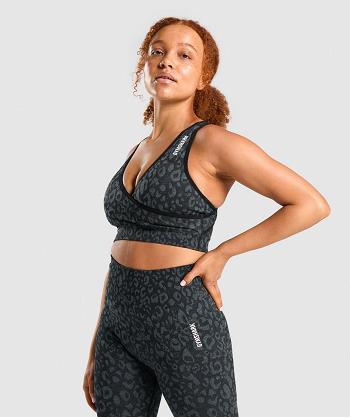 Gymshark Adapt Animal Seamless Sport Bh Dam Svarta | SE 3003KOR
